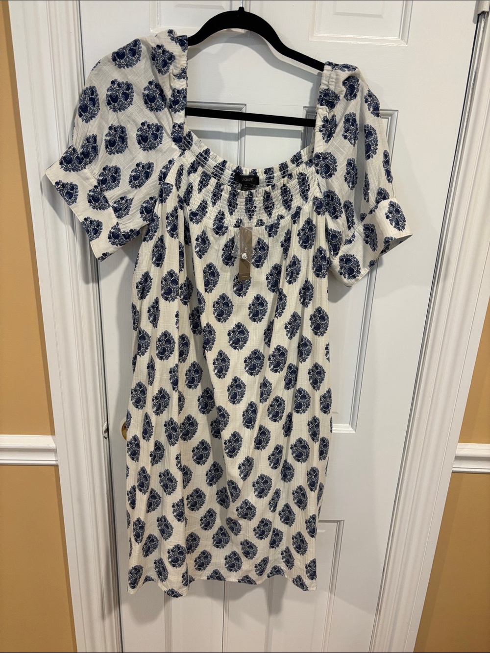 J Crew NWT cotton print dress